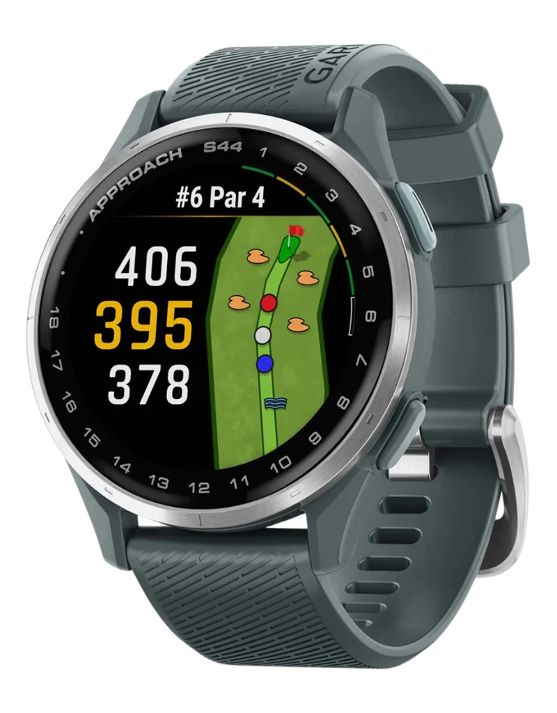 Garmin Approach S44 with Twilight silicon band